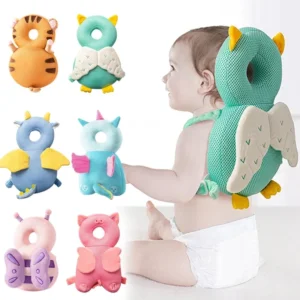 Baby Head Protector Backpack Pillow For Kids 1-3 Y Toddler Children Soft PP Cotton Protective Cushion Cartoon Security P