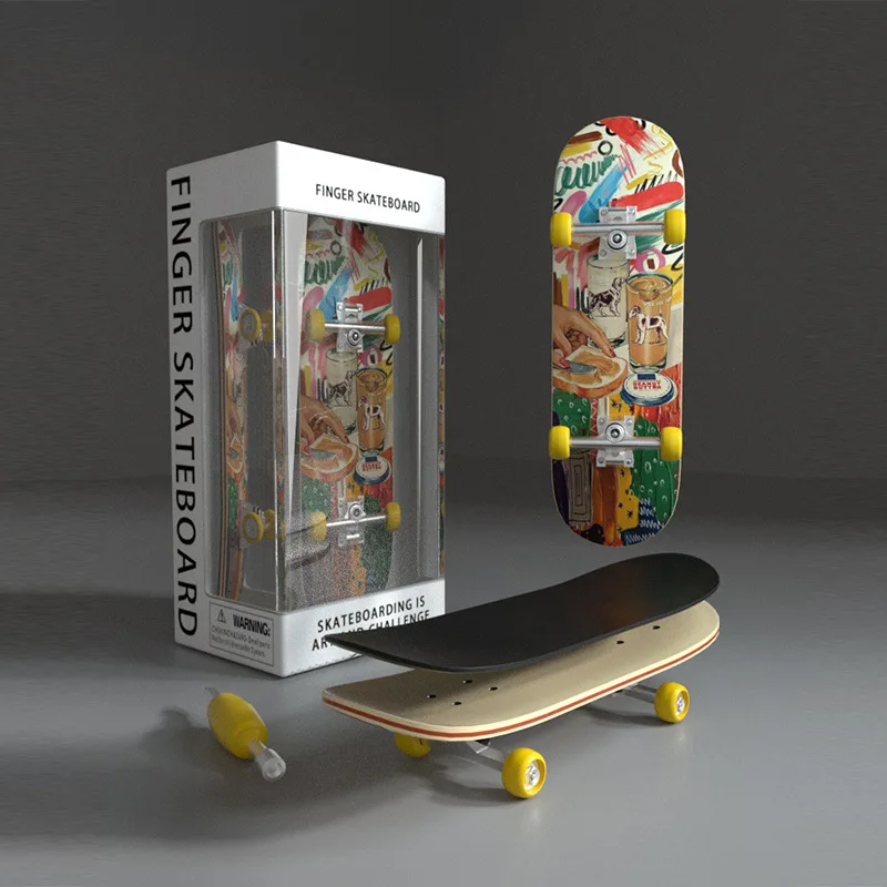 2025 New Toy Finger Skateboards Hobbies Novelty Anti Stress Sensory Fingerboard Toys Mini Funny Gift For Kids Boy - Image 4
