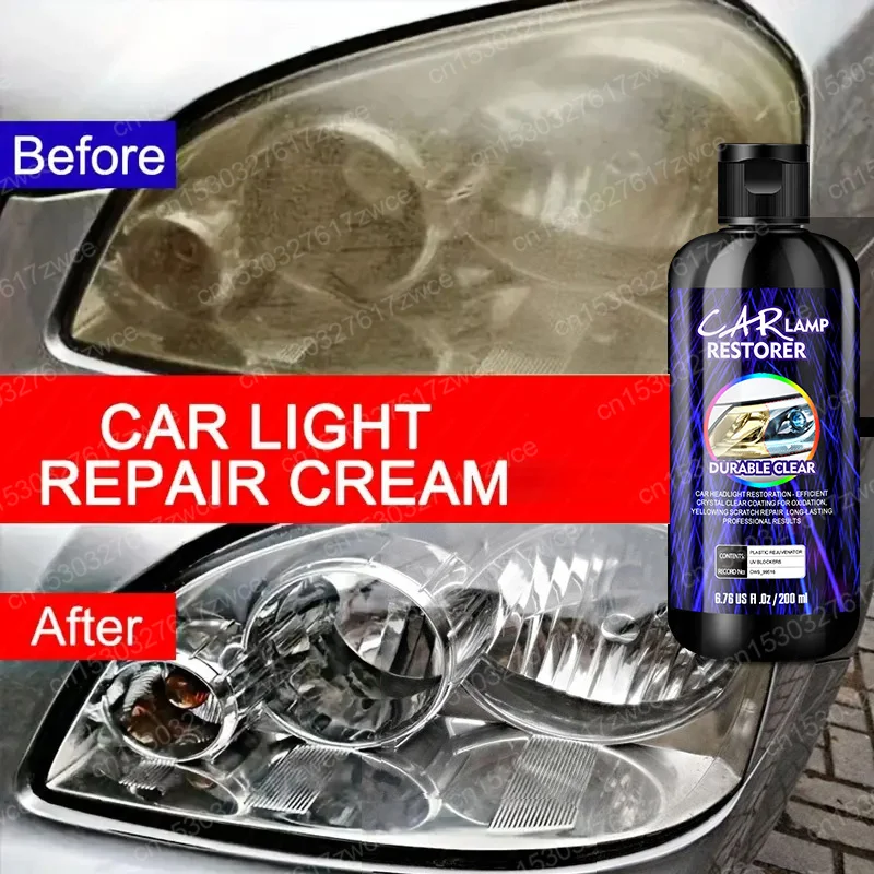 Car Headlight Restoration Polishing Kits Headlamp Repair Kits Car Light Polisher Cleaning Paste Car Paint Care Refurbish