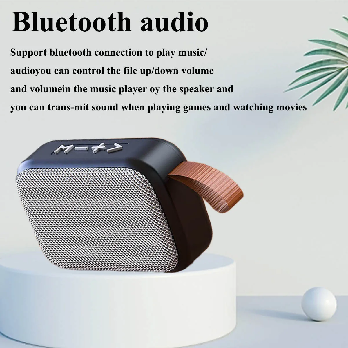 Nešiojama Bluetooth kolonėlė su 3D stereo garsu