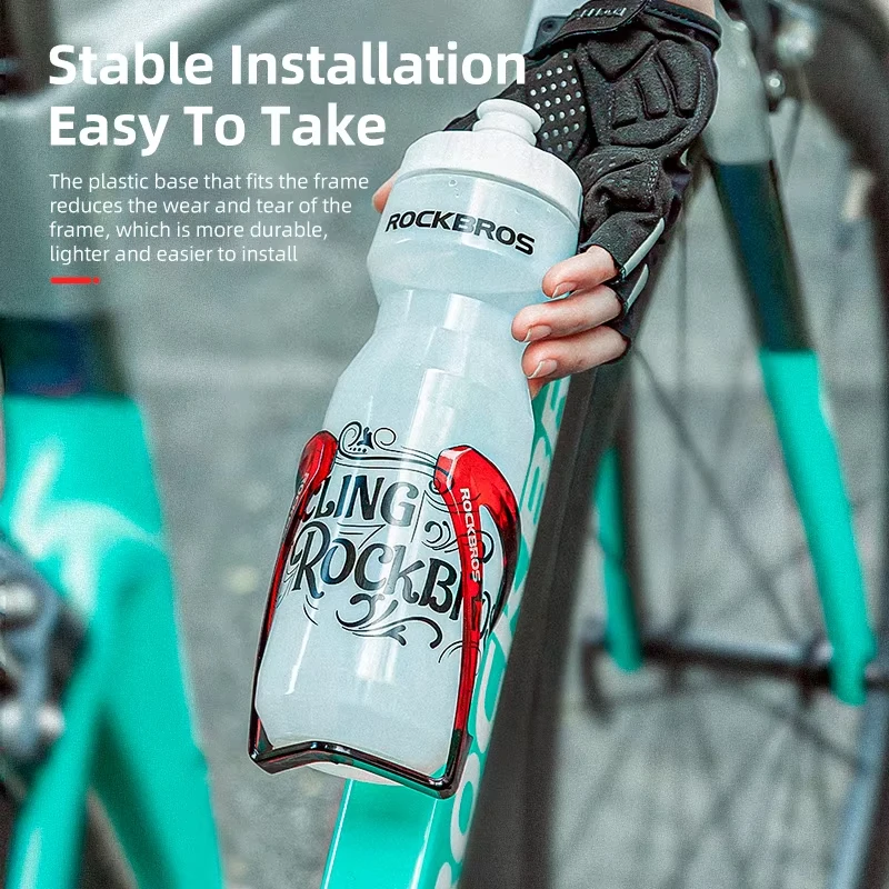 ROCKBROS Bicycle Bottle Holder Road Bike Water Bottle Cage Lightweight PC Cycling Bottle Bracket Bike Bottle Holder Acce - Image 3