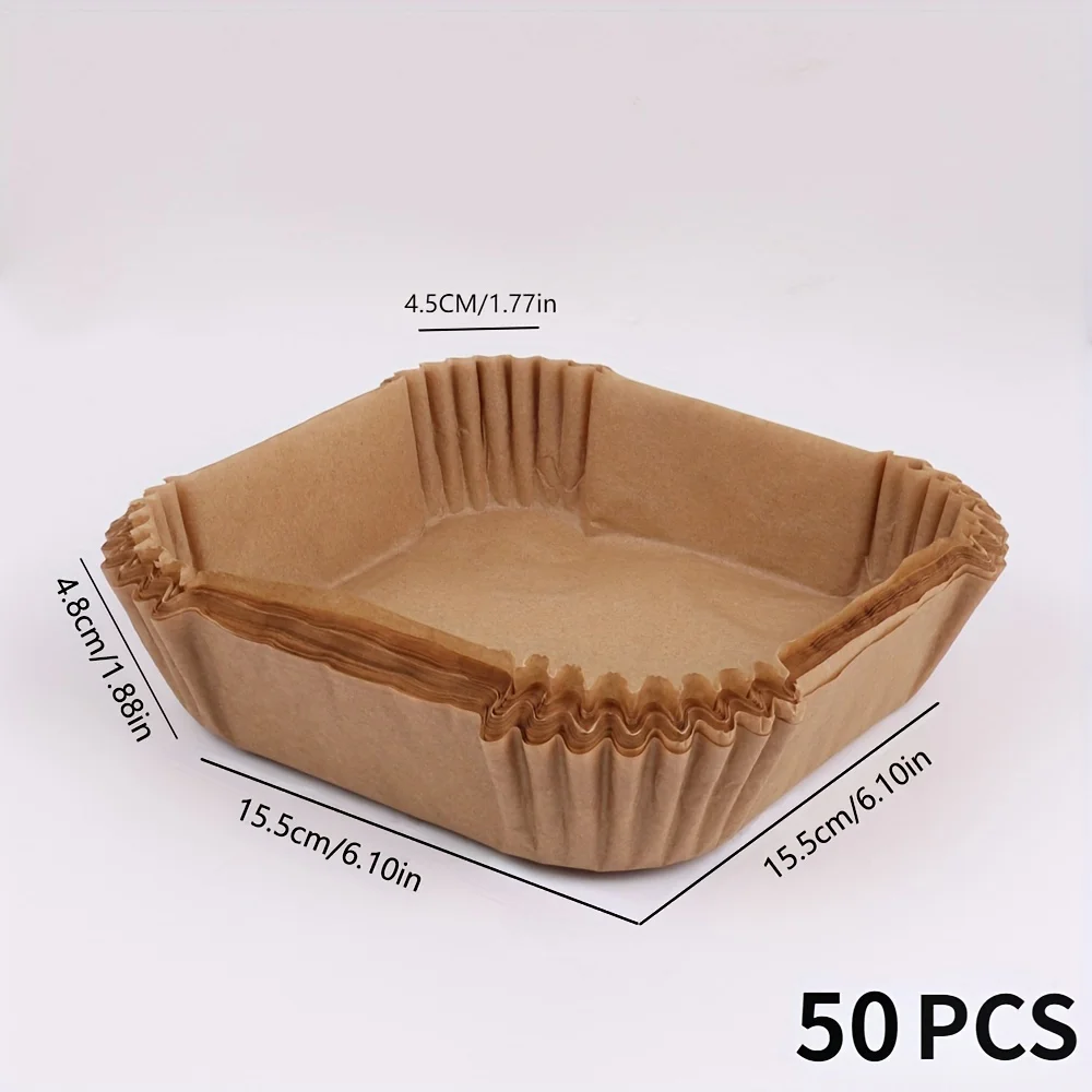 Kepimo popieriaus įdėklai karšto oro gruzdintuvei (50 vnt.) - Image 3