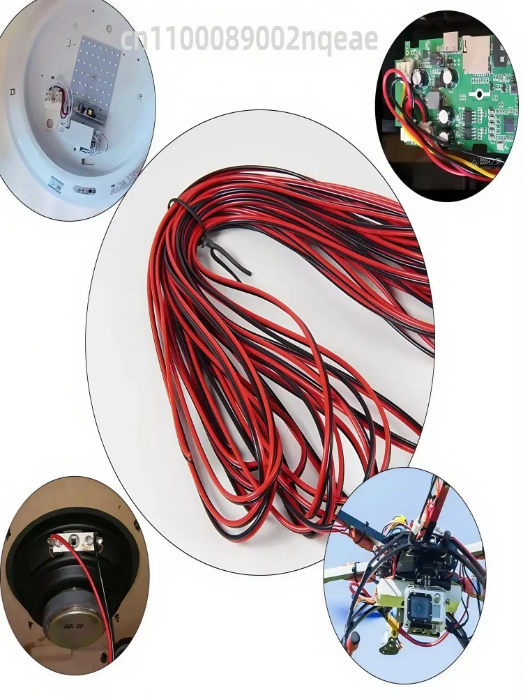 Dvigyslis maitinimo laidas LED juostoms ir audio (18-26 AWG) - Image 2
