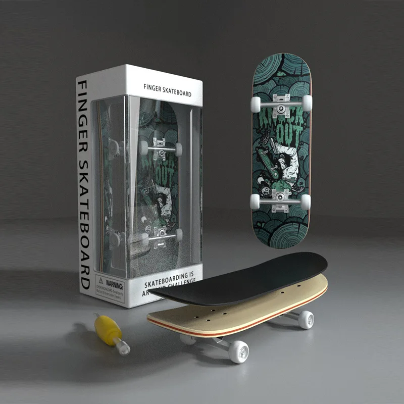 2025 New Toy Finger Skateboards Hobbies Novelty Anti Stress Sensory Fingerboard Toys Mini Funny Gift For Kids Boy - Image 3