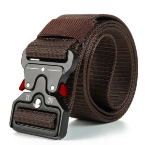 Genuine Tactical Belt Quick Release Outdoor Military Belt Soft Real Nylon Sports Accessories Men And Women Black Belt