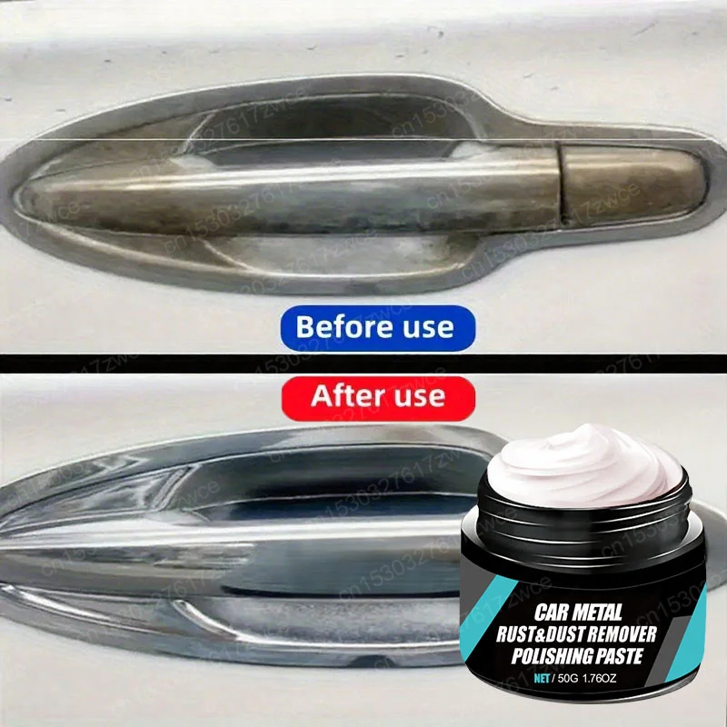 Car Rust Restoration Paste for Chrome Parts of Auto Rust And Fading on Car Wheels Designed for Renewing Oxidized Scratch - Image 4