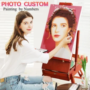 Painting By Numbers Dropshipping Personality Photo Customized DIY Picture Drawing Coloring by Numbers Acrylic Cat Adult