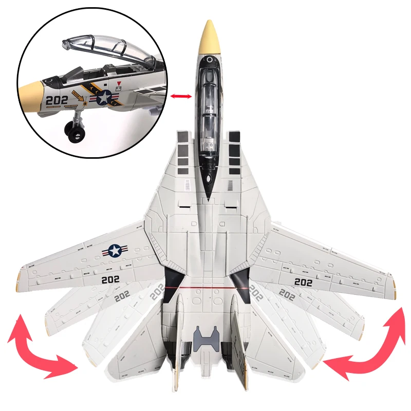 Karinės aviacijos konstruktorius: F-22, B-2, F-14 modeliai - Image 2