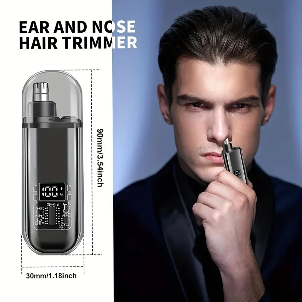 Kompaktiškas nosies ir ausų plaukelių trimeris (USB-C) - Image 3