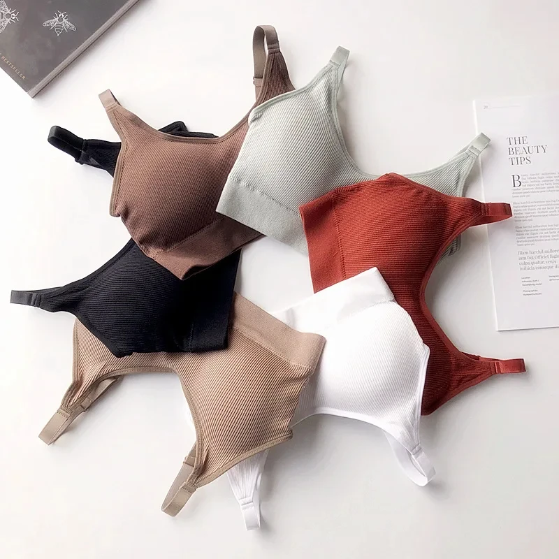 Sexy Underwear Women Gather No Steel Ring Lingerie Bra Tube Top Wrapped Chest Beauty Back Actival Cotton Thin Section Tu - Image 4