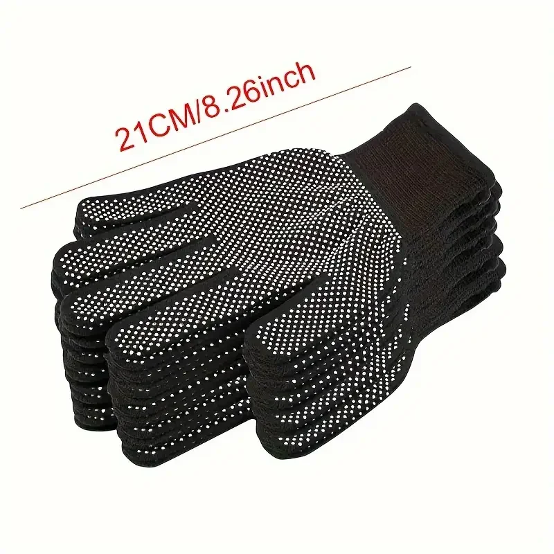 10PCS Nylon Gloves - Breathable Non-Slip for Cycling, Fishing, Camping - Unisex Multicolor - Image 3