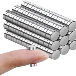 Stiprūs apvalūs magnetukai (8x2 mm, 60 vnt.)
