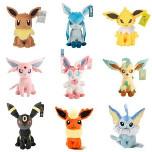 Minkšti Pokémon Eevee evoliucijų pliušiniai žaislai
