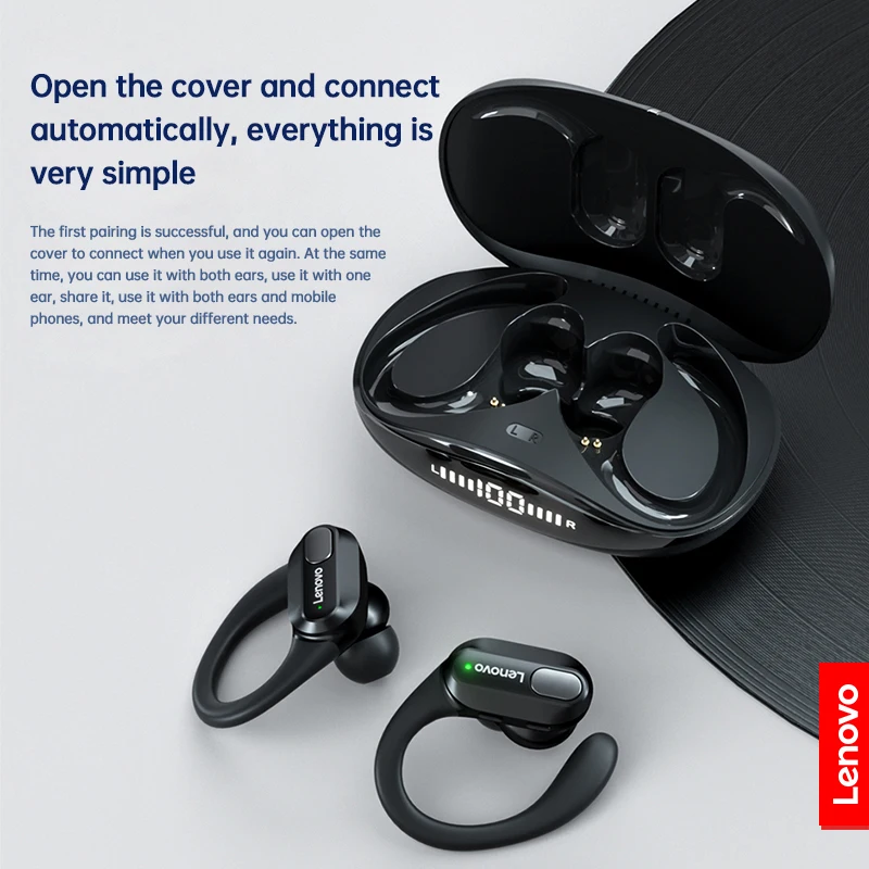 Belaidės sportinės ausinės Lenovo XT80 - Image 3