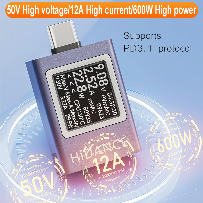 Universalus skaitmeninis USB ir DC srovės testeris - Image 3