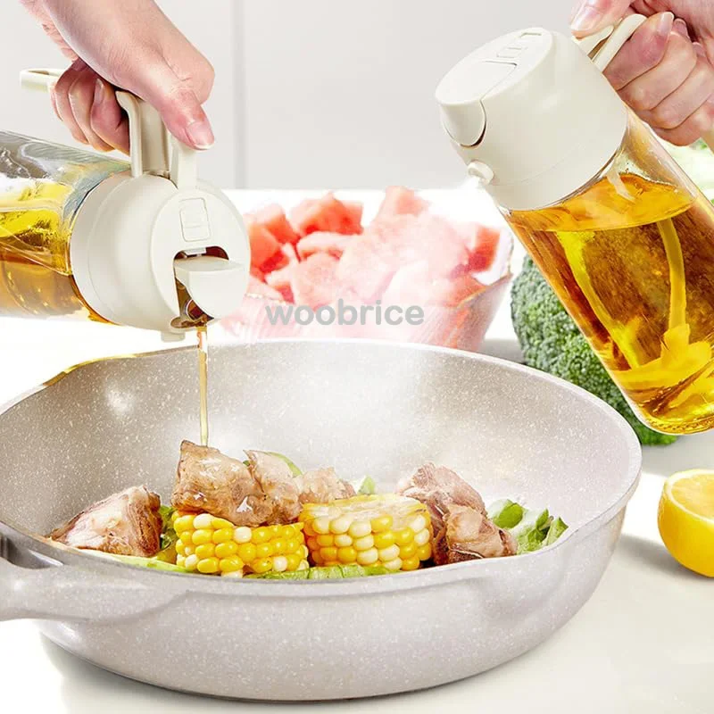 2in1 Kitchen Spray Oil Dispenser Sprayer Polisher Spray for Air Fryer Salad Grilling Roasting Cooking Kitchen Oil Spraye - Image 3