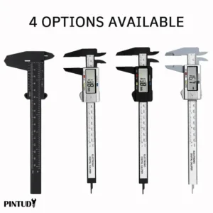 1PC Plastic Vernier Caliper Digital Display Caliper Mini Text Play Caliper Student Vernier Ruler 0 to 150mm Measuring To