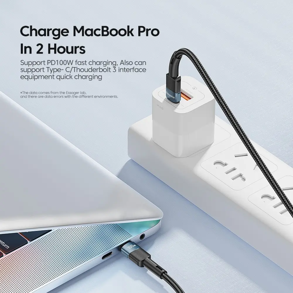 Galingas 100 W USB-C į USB-C laidas greitam įkrovimui - Image 3