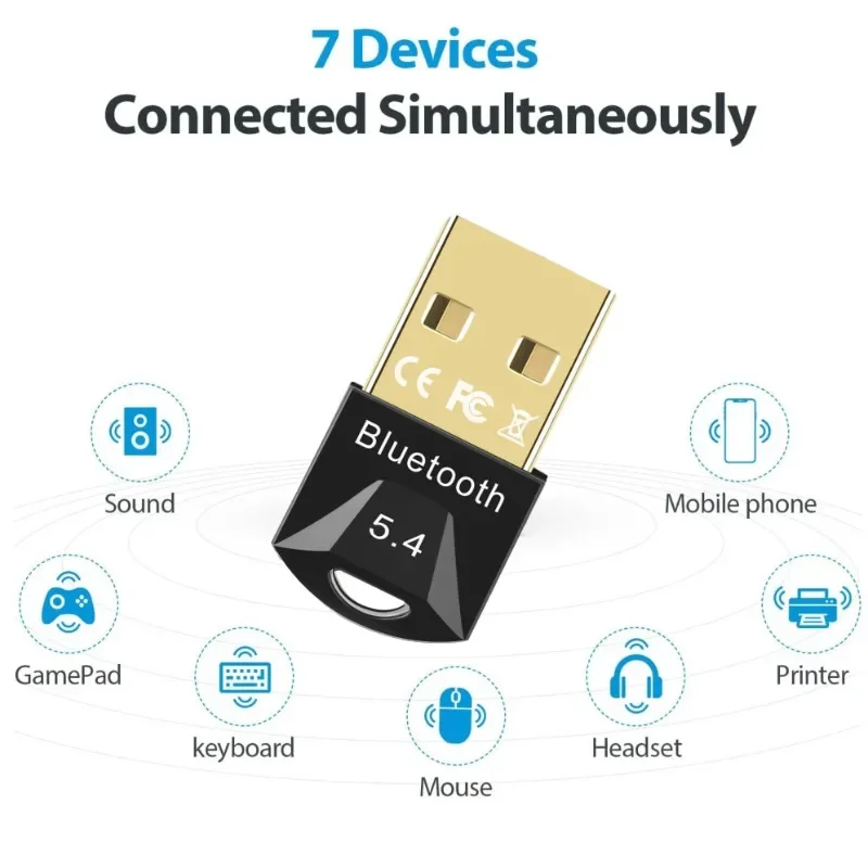 USB Bluetooth 5.4 adapteris kompiuteriui - Image 2