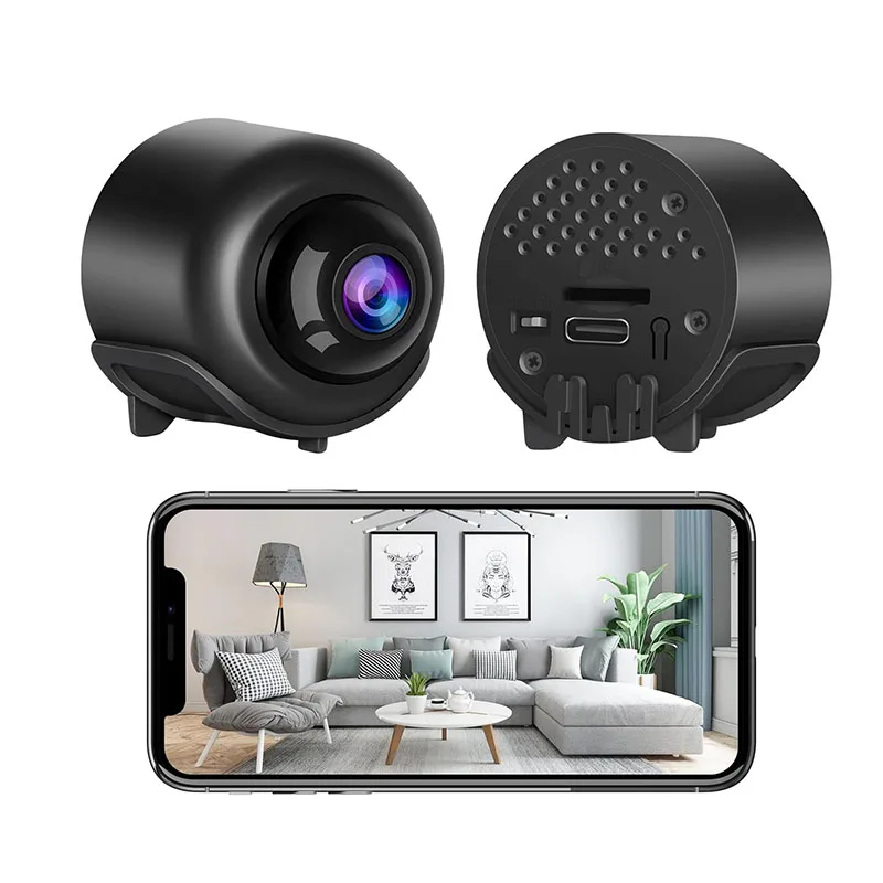 Mini WiFi apsaugos kamera / Video auklė 1080P - Image 4