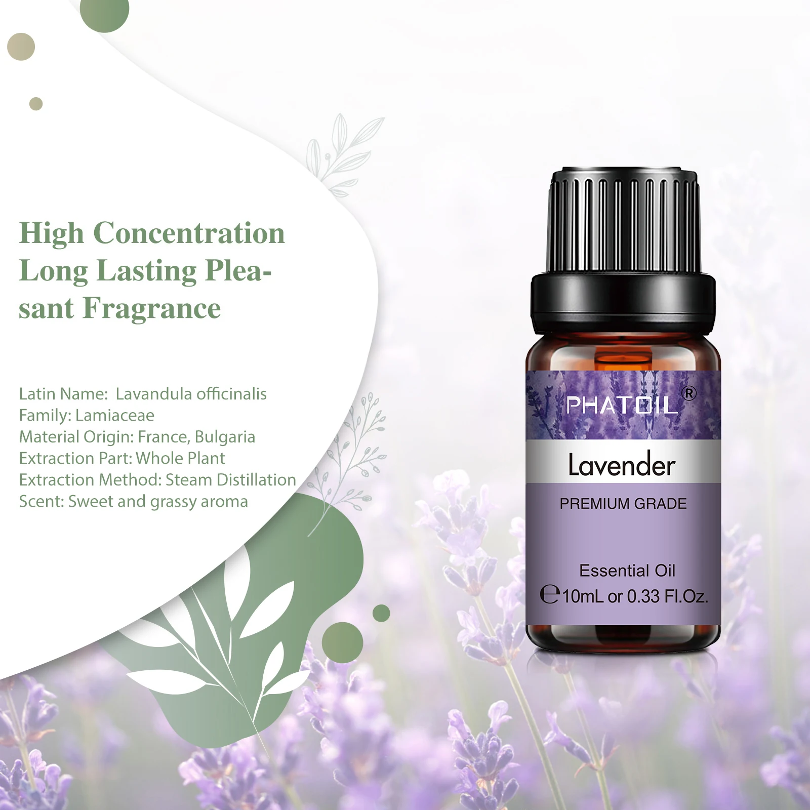 Natūralūs eteriniai aliejai difuzoriams ir aromaterapijai (10 ml) - Image 3
