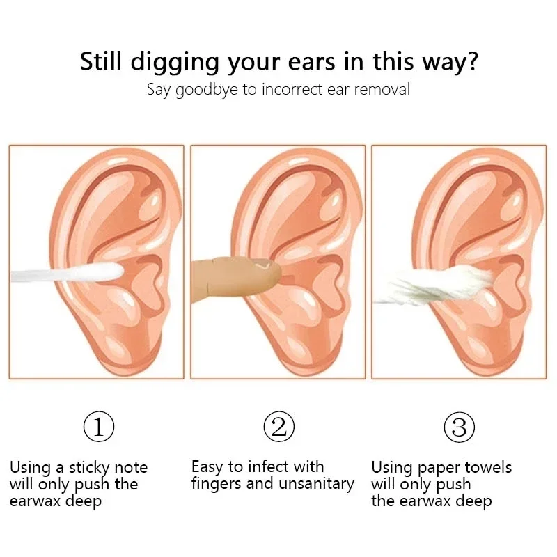 Effective 6Pcs Earwax Cleaning Tool with Spiral Earpick and Ear Curette, Ear Care Tool for Daily Use - Image 2