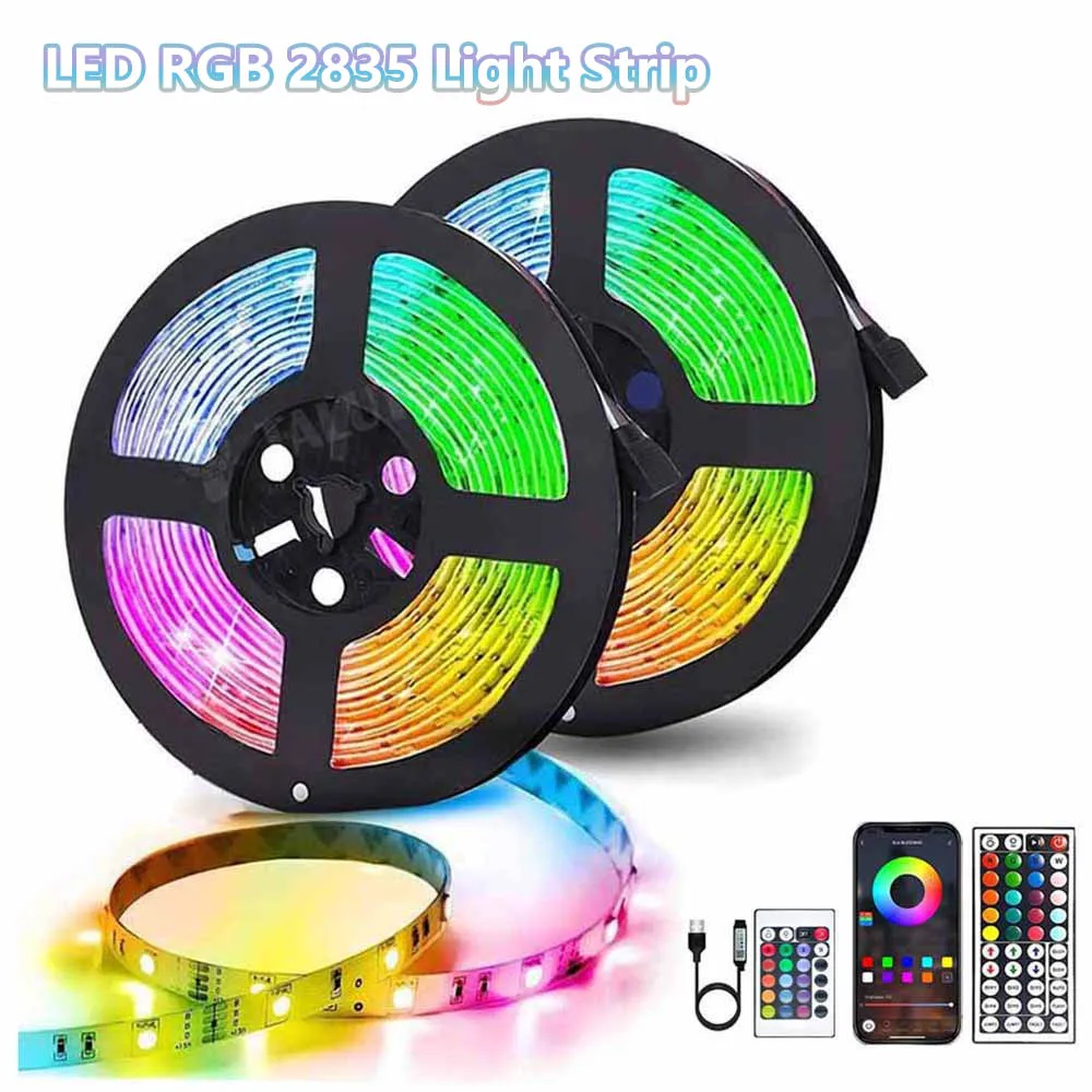 Bluetooth valdoma lipni RGB LED juosta (3-10 m)