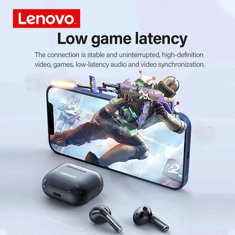 Belaidės ausinės Lenovo LP40 - Image 3
