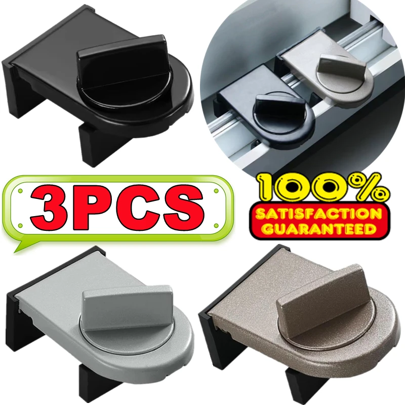 Alloy Sliding Door Window Safety Lock Adjustable Security Door Locks Anti-theft Protection Lock Home Safety Latches