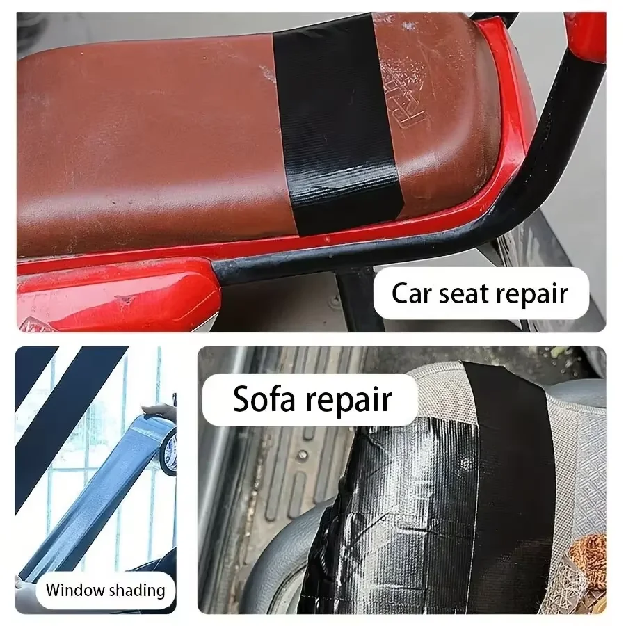 Black Leather Repair Tape for E-Bike Seat Chair Sofa Cushion Strong Adhesion Furniture Maintenance Tool - Image 3