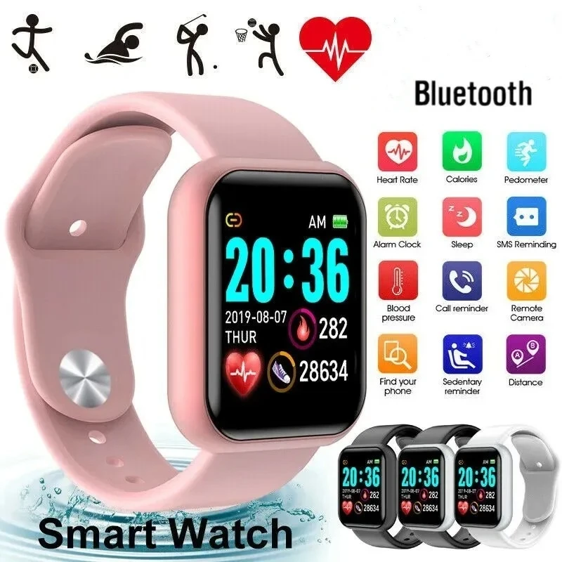 Išmanusis laikrodis su Bluetooth ir fitneso funkcijomis