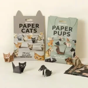 Origami rinkinys „Popierinės katės“, 50 vnt.