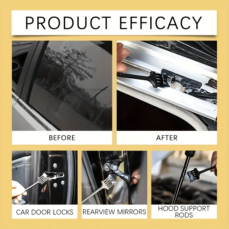 Car Rust Restoration Paste for Chrome Parts of Auto Rust And Fading on Car Wheels Designed for Renewing Oxidized Scratch - Image 2