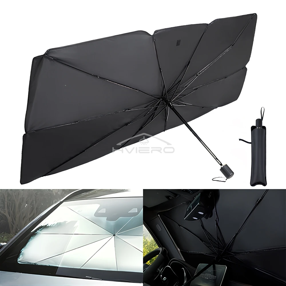 Sulankstomas skėtis nuo saulės automobiliui - Image 2