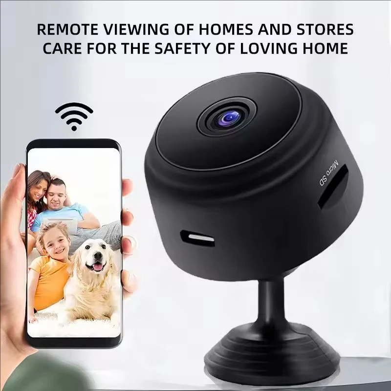 Belaidė mini stebėjimo kamera A9 (WiFi) - Image 4