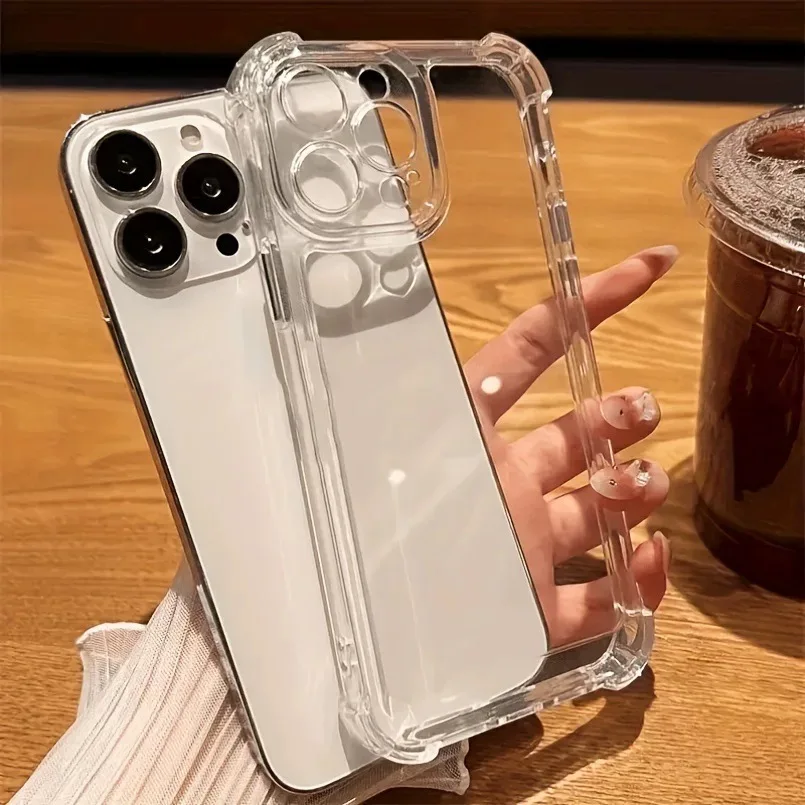 Smūgiams atsparus dėklas iPhone su oro pagalvėlėmis kampuose - Image 3