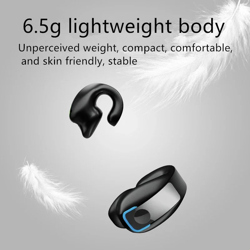 Earphone Clip Wireless Bluetooth Headphone Bone Conduction Headset High Quality TWS Auriculares Sport Noise Canceling Wi - Image 3
