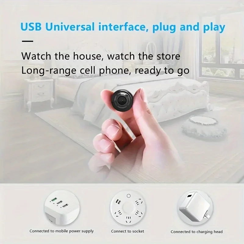 Mini WiFi apsaugos kamera / Video auklė 1080P - Image 2