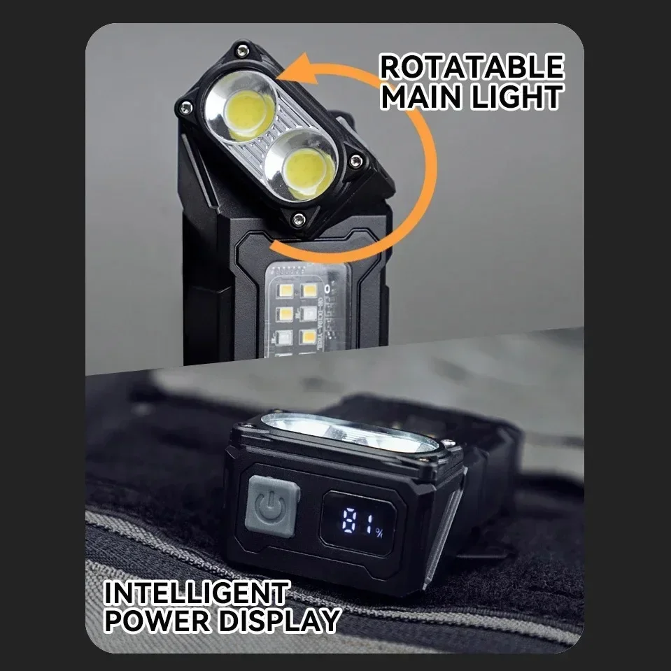 Daugiafunkcis įkraunamas LED prožektorius su magnetu - Image 2