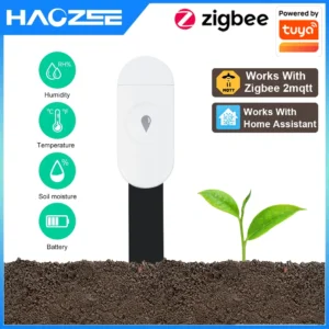 Zigbee Temperature Humidity Moisture Detector Smart Soil Tester Moisture Sensor Phone App RealTime Monitor for Home Gard