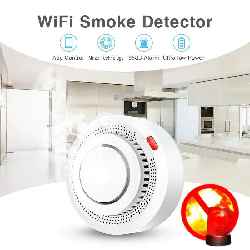Išmanusis Wi-Fi dūmų detektorius (Tuya / Smart Life) - Image 3