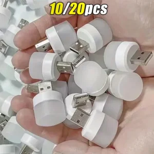 Kompaktiška USB LED naktinė lemputė