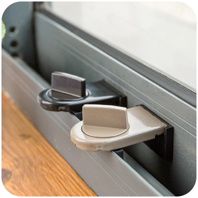 Alloy Sliding Door Window Safety Lock Adjustable Security Door Locks Anti-theft Protection Lock Home Safety Latches - Image 3