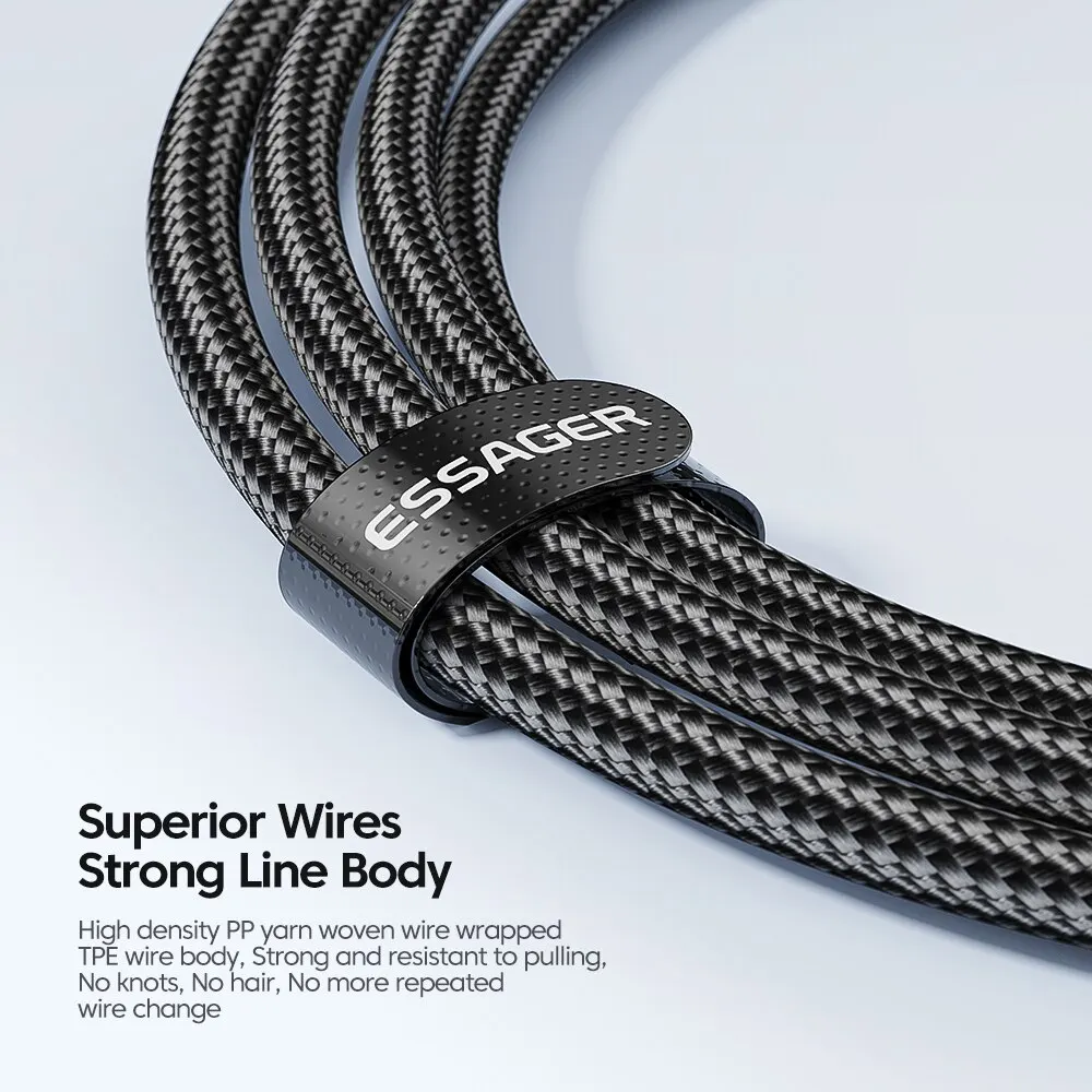 Galingas 100 W USB-C į USB-C laidas greitam įkrovimui - Image 4