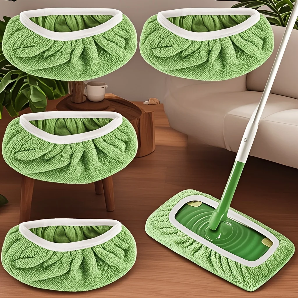 Daugkartinės mikropluošto šluostės grindų šepečiams (4 vnt.) - Image 2
