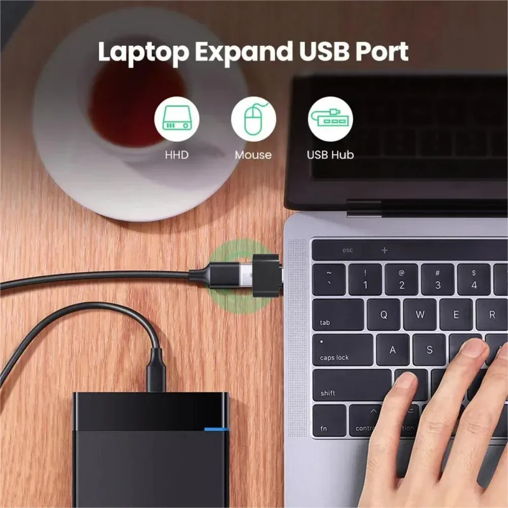 Micro USB į USB-C OTG adapteris (keitiklis) - Image 2