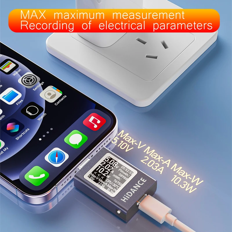 Universalus skaitmeninis USB ir DC srovės testeris - Image 2