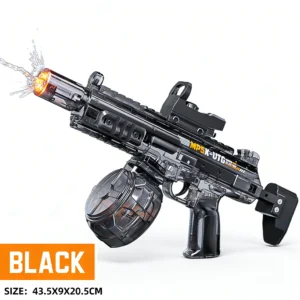 Simulated Firing and Recoil Electric Water Gun Toys Children Automatic Sensor Lights Water Pistol Summer Outdoor Beach K