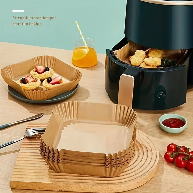 Kepimo popieriaus įdėklai karšto oro gruzdintuvei (50 vnt.) - Image 4