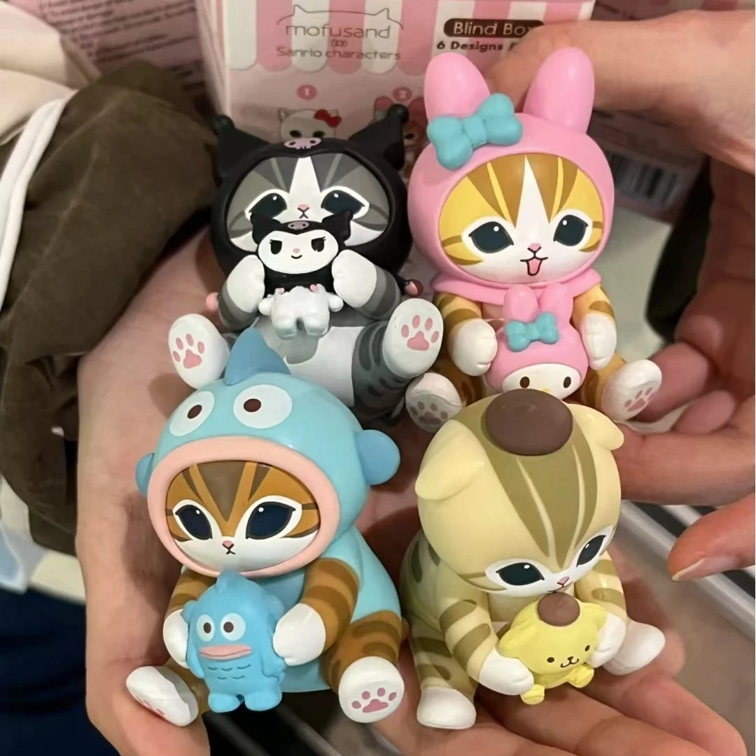 Mofusand „Ryklys-katinas“ kolekcinė figūrėlė-staigmena (Blind Box) - Image 2